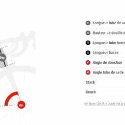 Vélo BH AEROLIGHT 6.5 Shimano Ultégra Di2 12V 2023 Bleu -Vélos de Route Soldes BH aerolight geometrie 8