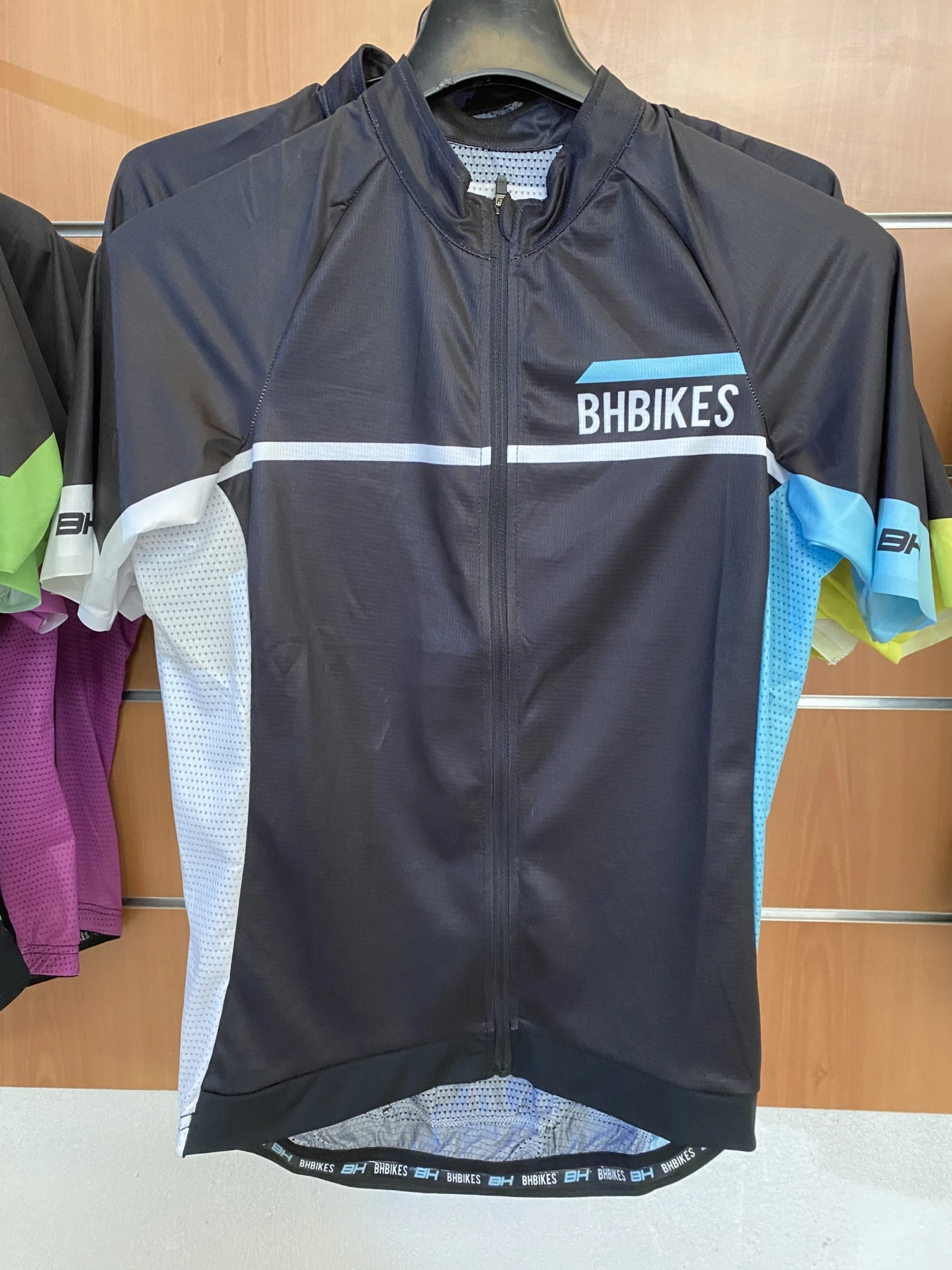 Maillot Manches Courtes BH BIKE Bleu 3 Maillot Manches Courtes BH BIKE Bleu