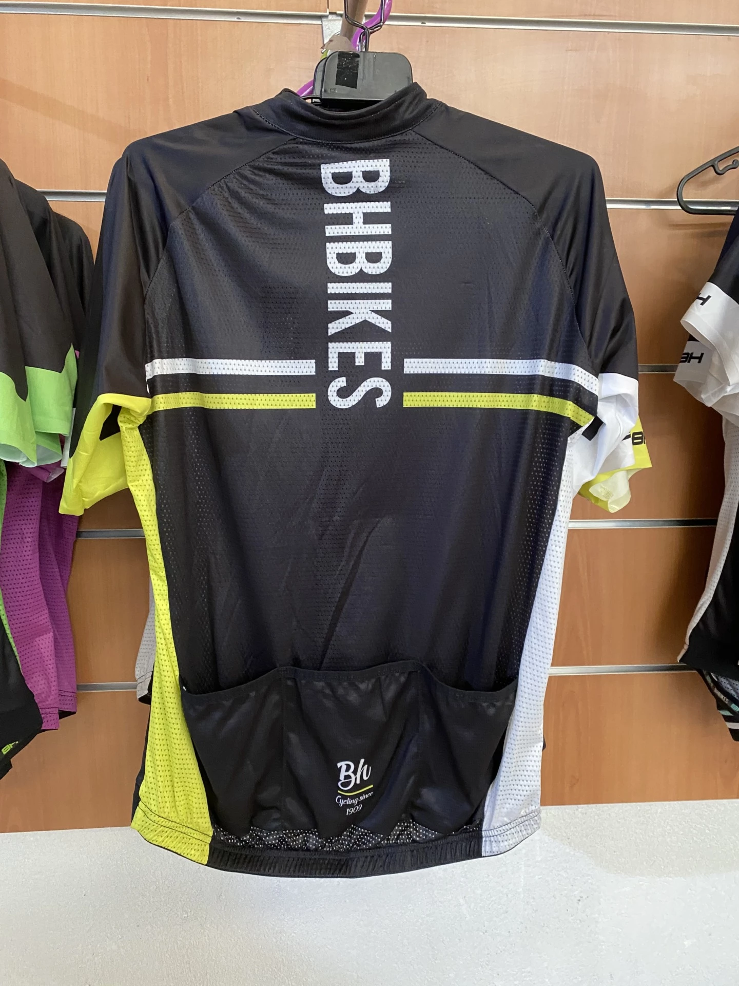 Maillot Manches Courtes BH BIKE Jaune 4 Maillot Manches Courtes BH BIKE Jaune – Image 2