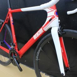 DEDACCIAI Vélo BEACON Carbone BF 80 Rouge/blanc/bleu -Vélos de Route Soldes beacon bf80 rouge blanc 2