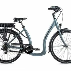 Vélo électrique LEADER FOX HOLAND 576 Wh 100 Kms Gris Mat -Vélos de Route Soldes leader fox holand gris 1
