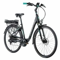 25 Kg Vélo électrique LEADER FOX INDUKTORA 576Wh 120 Kms 2021 Noir/vert Turquoise