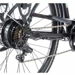 25 Kg Vélo électrique LEADER FOX INDUKTORA 576Wh 120 Kms 2021 Noir/vert Turquoise -Vélos de Route Soldes leader fox induktora bleu 5