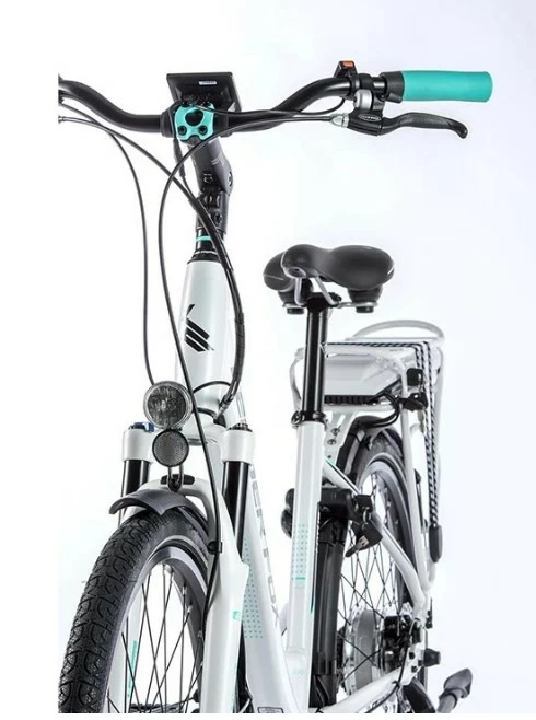 Vélo électrique LEADER FOX LOTUS 576Wh 120 Kms 2021 Blanc 4 Vélo électrique LEADER FOX LOTUS 576Wh 120 Kms 2021 Blanc – Image 2