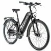 Vélo électrique LEADER FOX SANDY Femme 540 Wh 100 Kms 2021 Noir/blanc Mat -Vélos de Route Soldes leader fox sandy femme