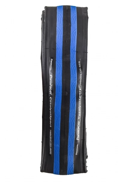 Pneu PANASONIC PANARACER Catalyst Sport Noir/bleu 700x23c 3 Pneu PANASONIC PANARACER Catalyst Sport Noir/bleu 700x23c