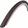 Pneu SCHWALBE LUGANO Noir/rouge 700x23c -Vélos de Route Soldes pneu schwalbe lugano rouge