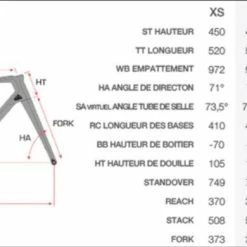 BH Vélo SUNN Grand Prix S1 Carbone -Vélos de Route Soldes sunn GP geometrie