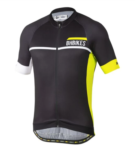 Maillot Manches Courtes BH BIKE Jaune 3 Maillot Manches Courtes BH BIKE Jaune
