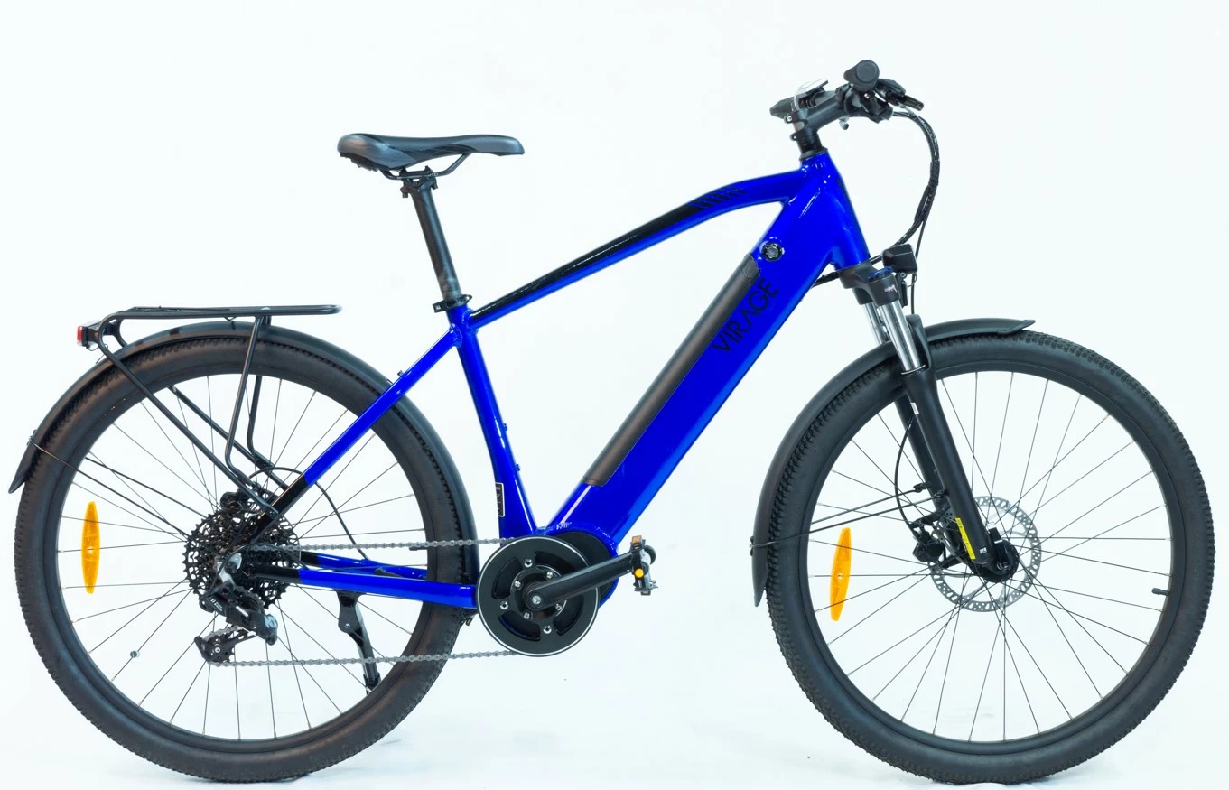 25 Kg Vélo électrique VIRAGE Virage 672Wh 150 Kms 2022 Bleu (Made In France) 3 25 Kg Vélo électrique VIRAGE Virage 672Wh 150 Kms 2022 Bleu (Made In France)