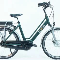 25 Kg Vélo électrique VIRAGE CITADIN 465 Wh 80 Kms 2022 Vert (Made In France)