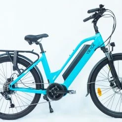 25 Kg Vélo électrique VIRAGE FLEURON 624Wh 150 Kms 2022 Caraïbes (Made In France) -Vélos de Route Soldes virage fleuron bleu ciel 5